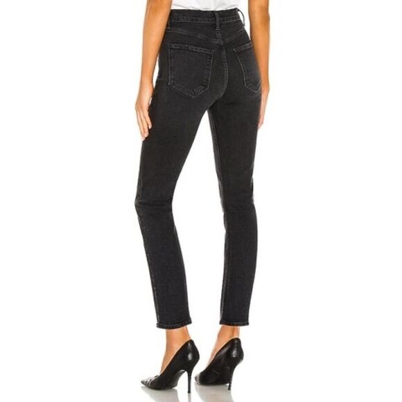 Agolde Riley High Rise Straight Crop in Panoramic 31” - Picture 3 of 4